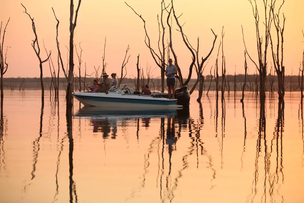 Fishing at Changa Safari Camp, Lake Kariba