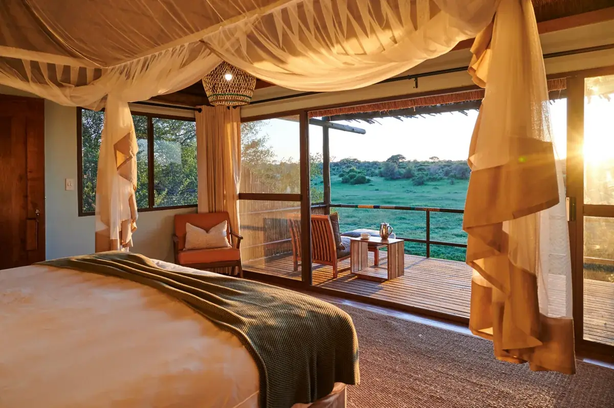 Suite interior at Leroo La Tau, Makgadikgadi