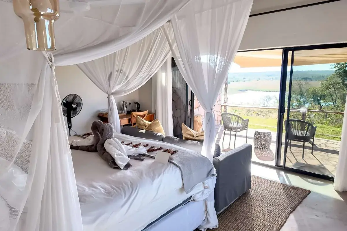 Suite view at Nantwich Lodge, Hwange National Park