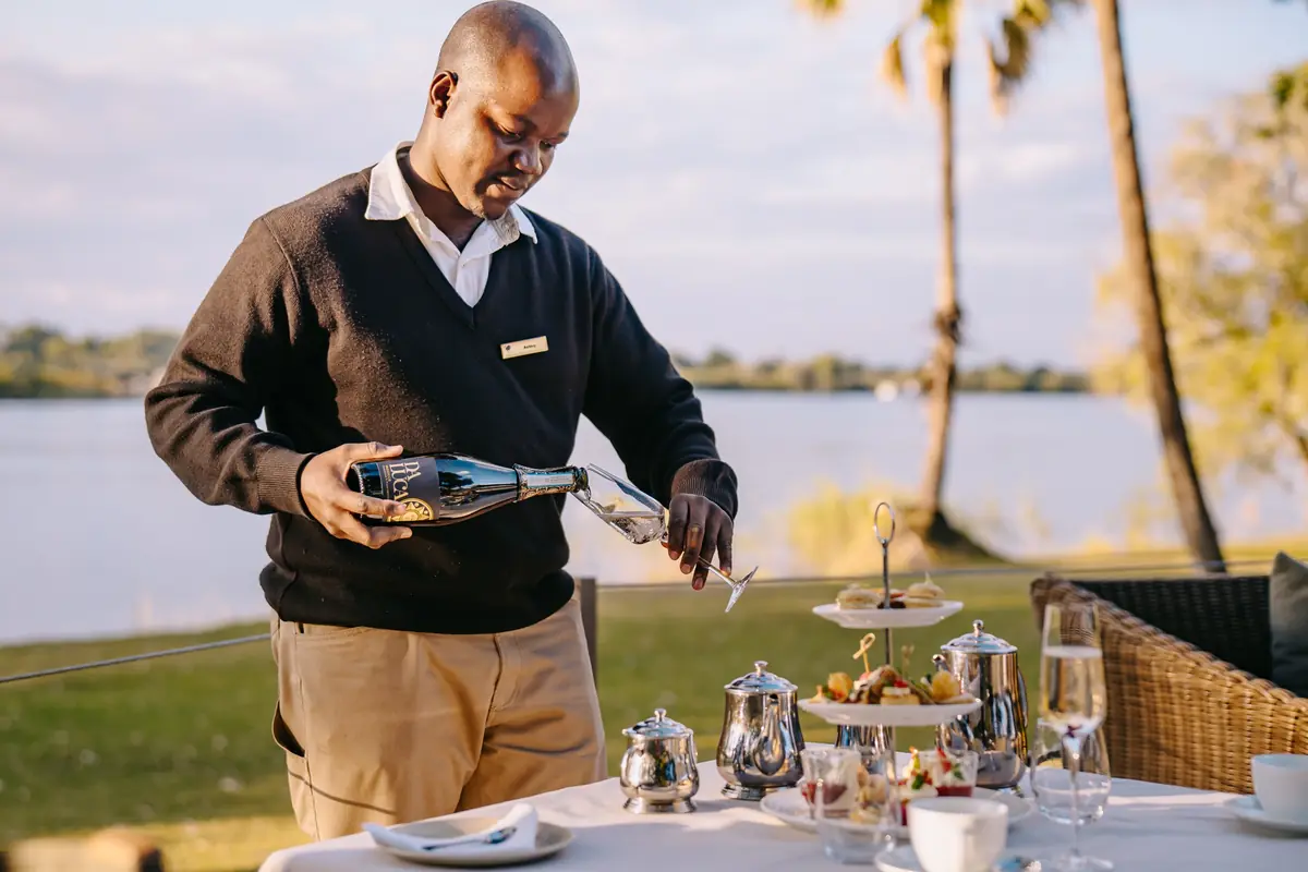 Riverside High Tea at The Palm River Hotel, Victoria Falls