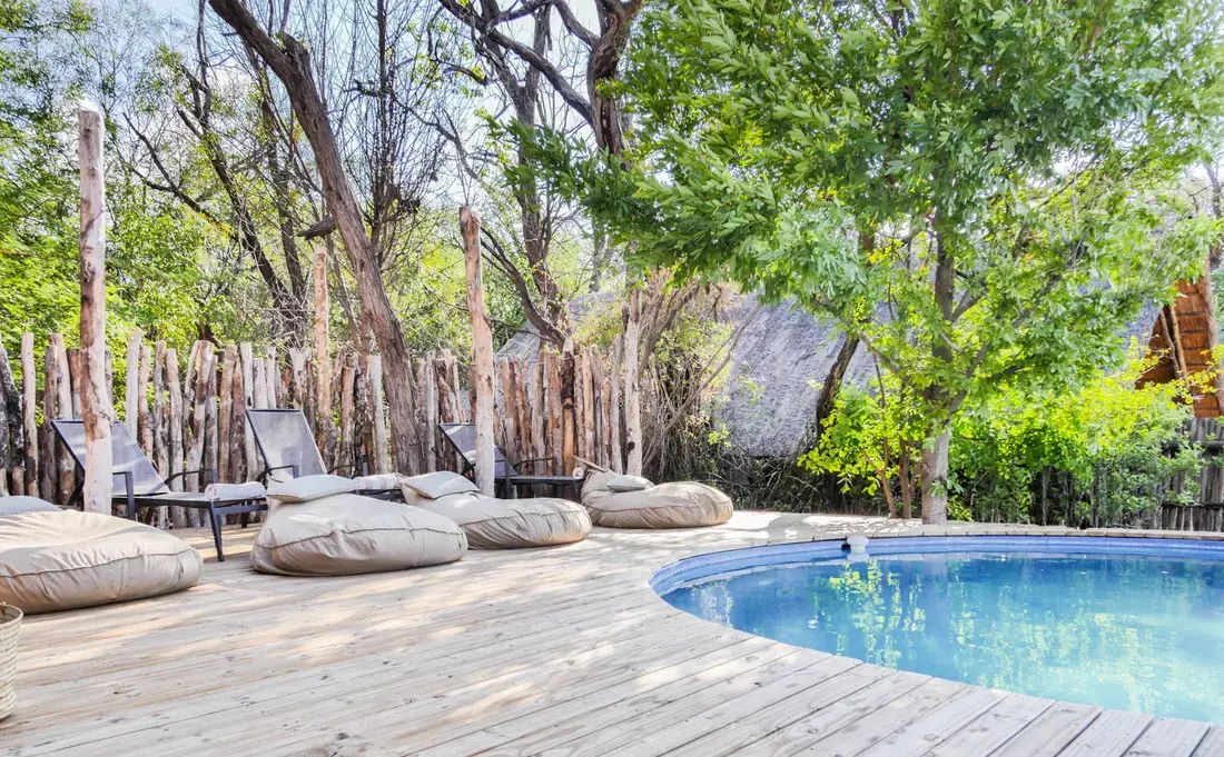 Pool at The Hide Safari Camp, Hwange National Park